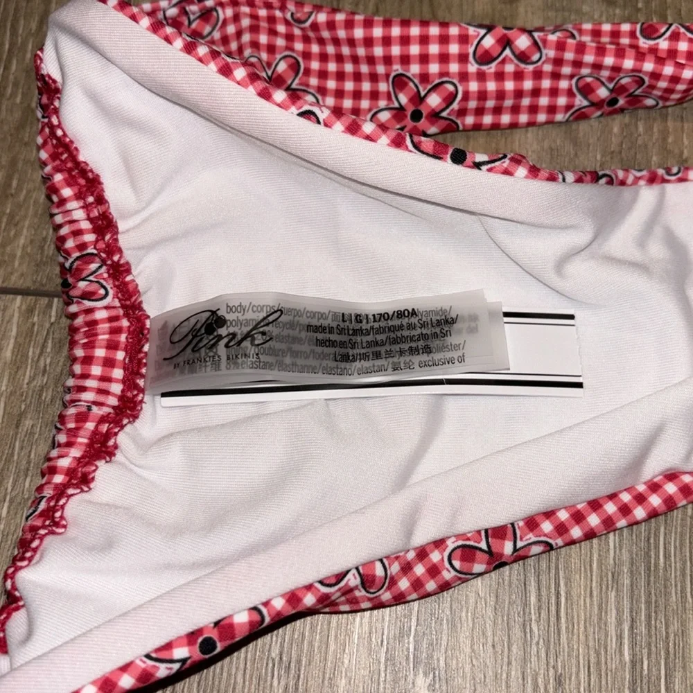 PINK by Frankie’s Bikinis Two Piece Bikini Size M/L